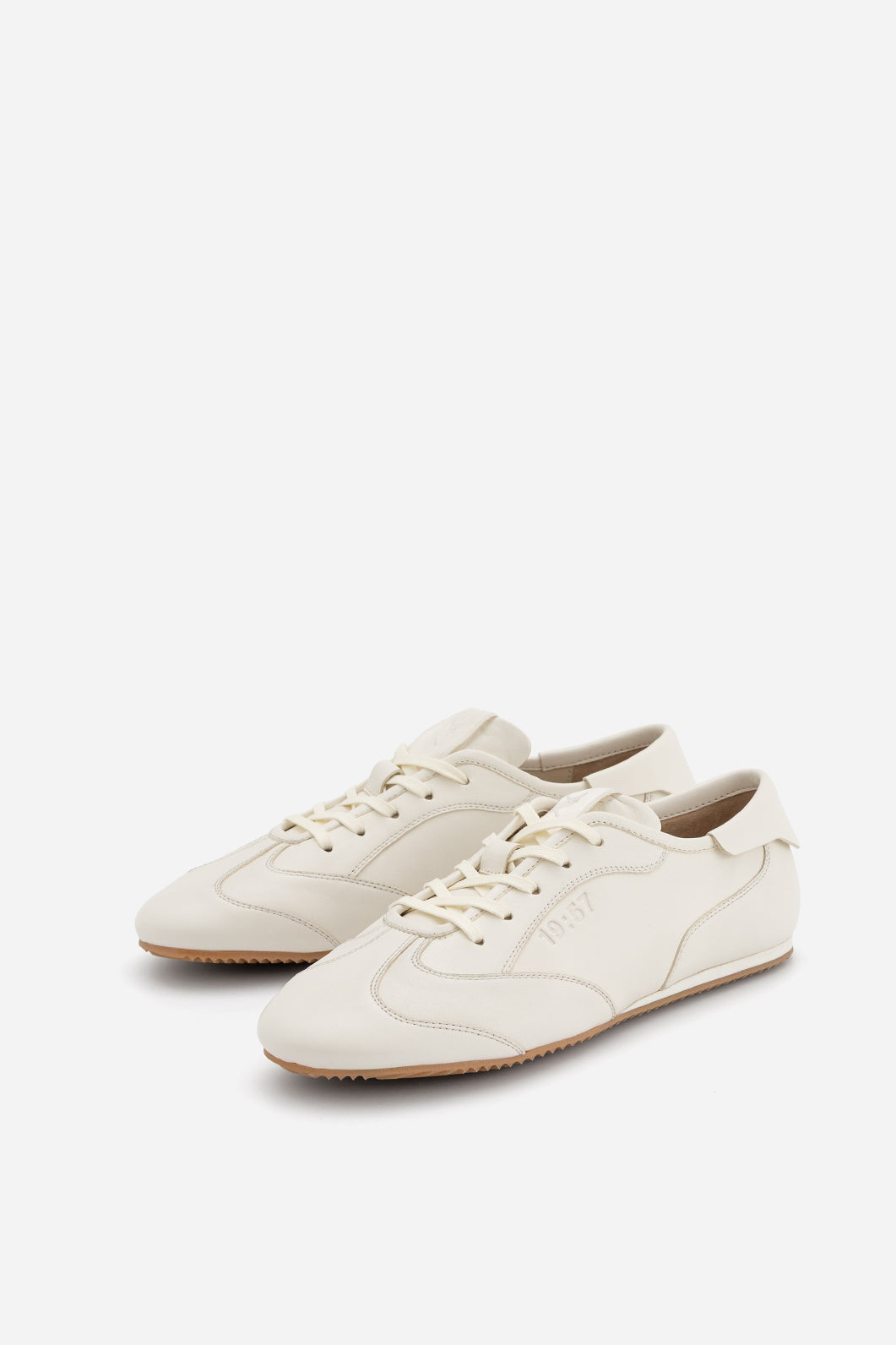 BOWLEY MILK LEATHER SNEAKERS KACHOROVSKA
