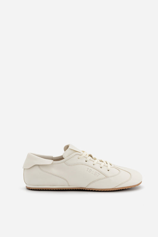 BOWLEY MILK LEATHER SNEAKERS KACHOROVSKA