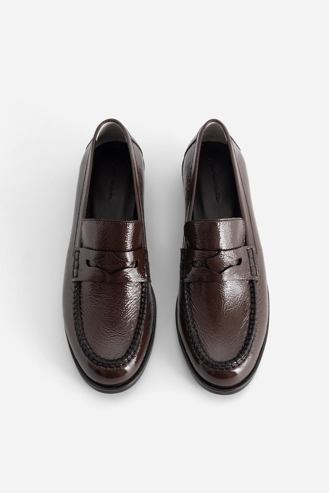 DUCKY BROWN LEATHER LOAFERS KACHOROVSKA