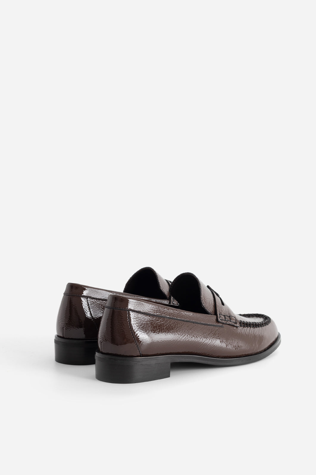 DUCKY BROWN LEATHER LOAFERS KACHOROVSKA