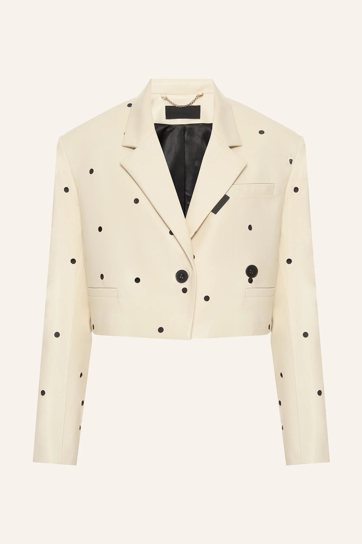 PERFORATION LEATHER JACKET  KATERINA KVIT