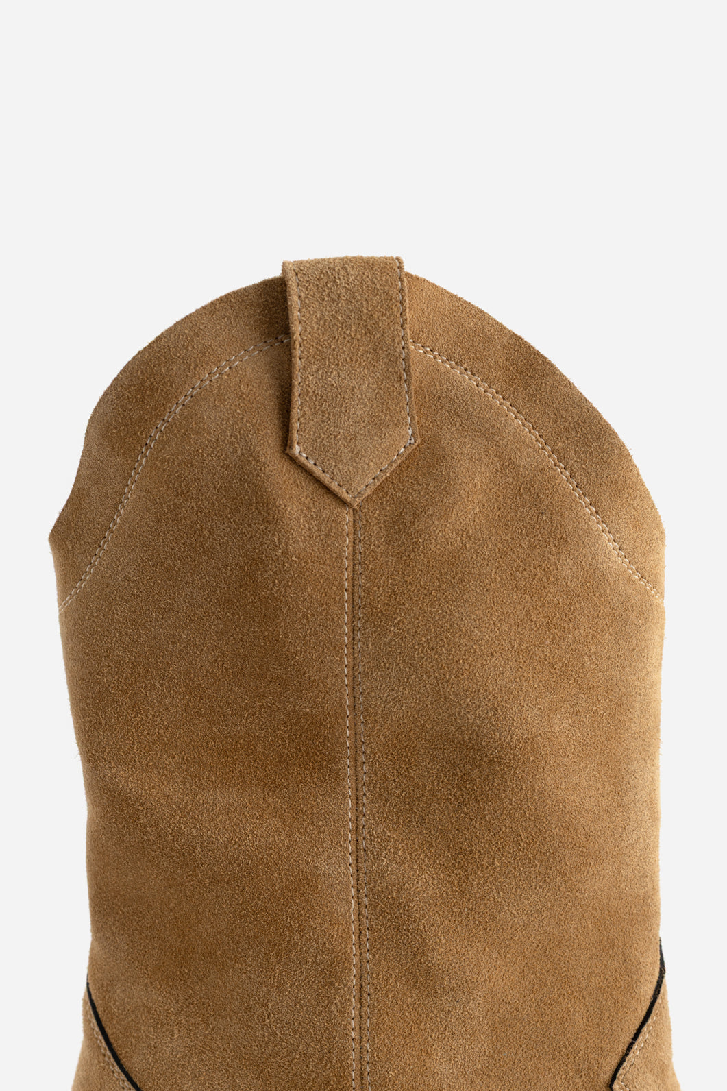 GWEN BEIGE SUEDE COWBOY BOOTS KACHOROVSKA