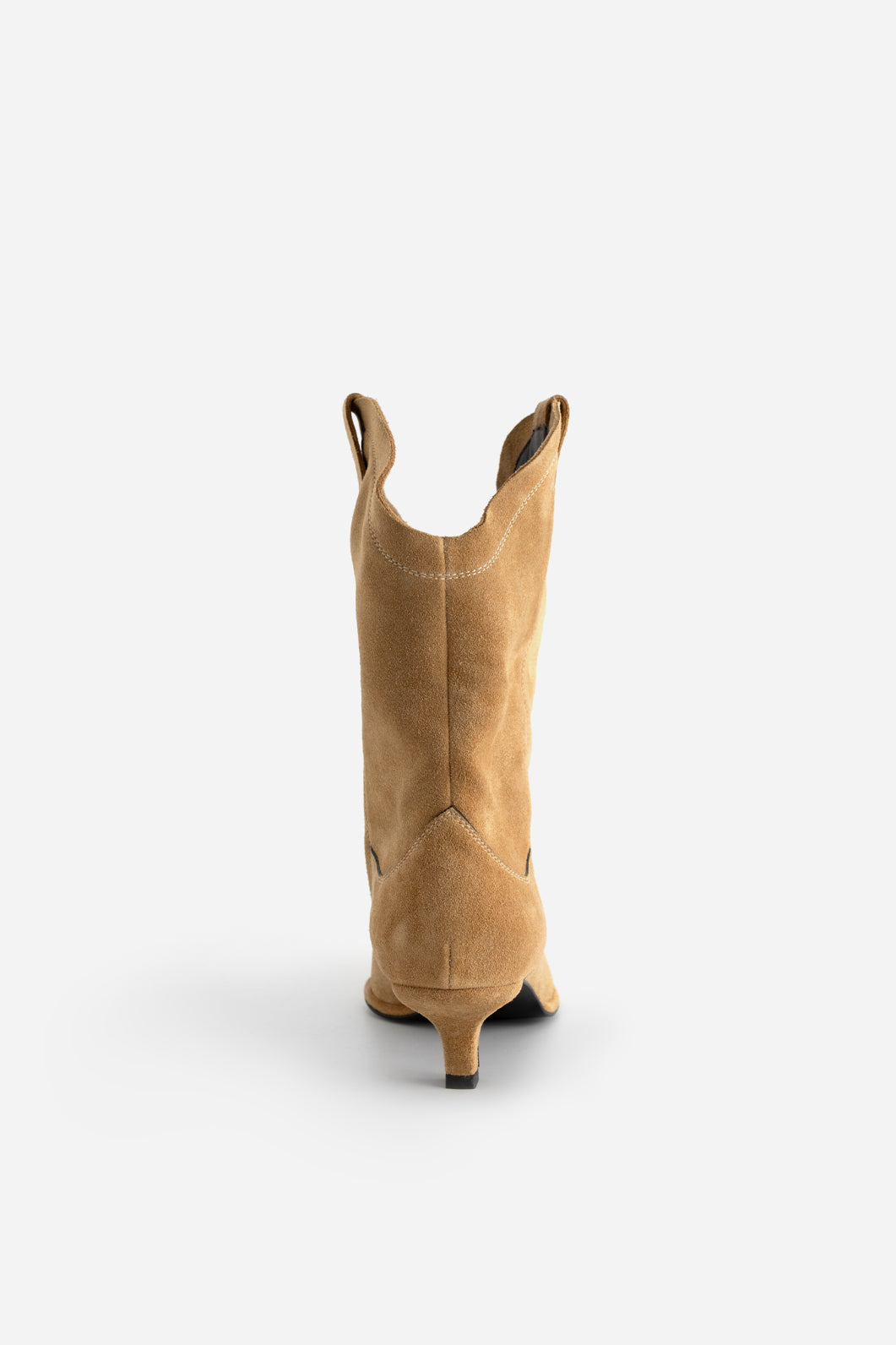GWEN BEIGE SUEDE COWBOY BOOTS KACHOROVSKA