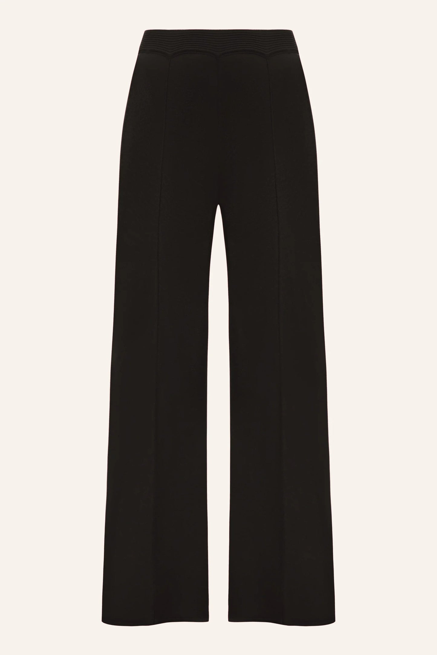 VISCOSE KNITWEAR PANTS KATERINA KVIT