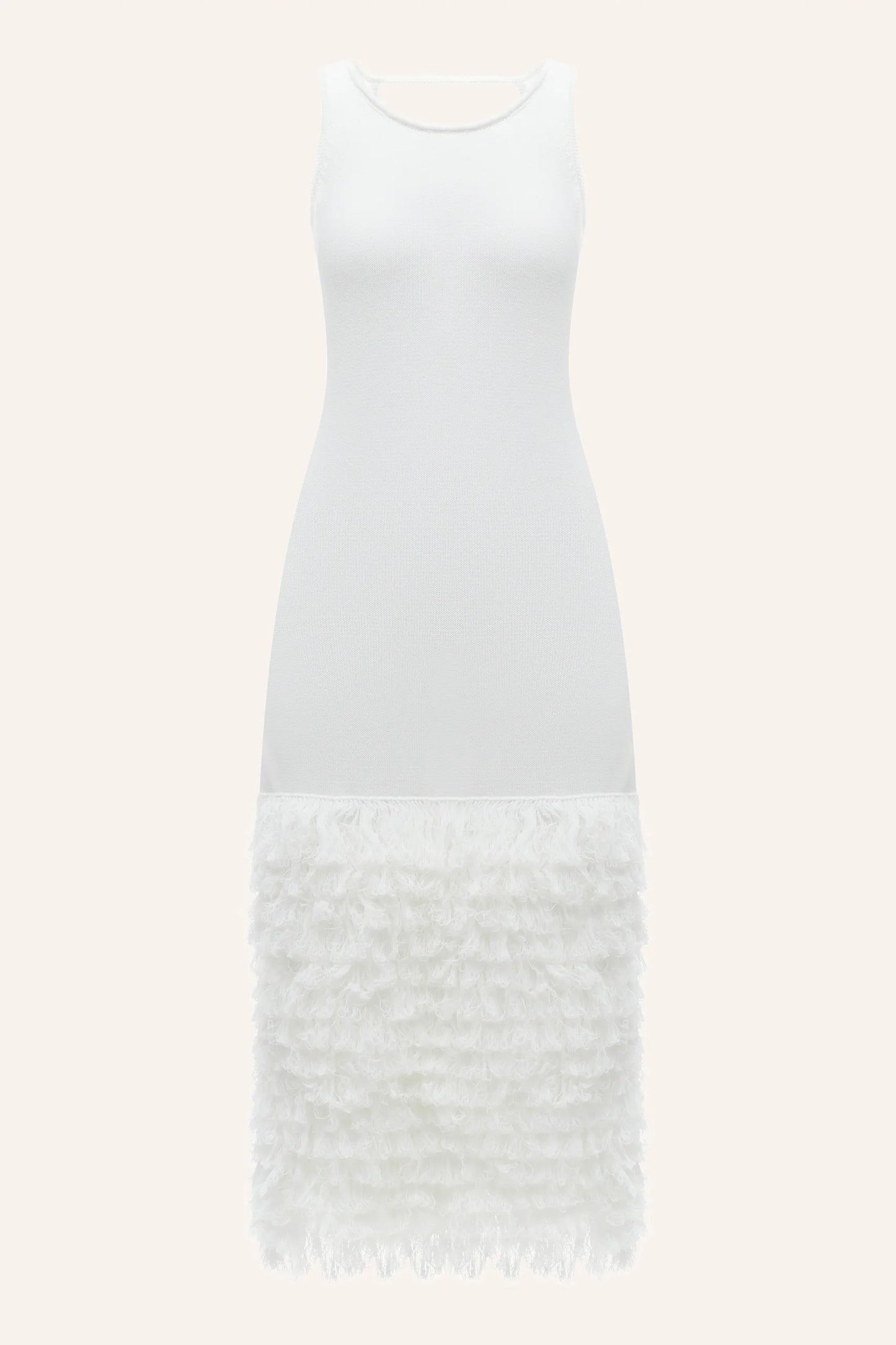 KNITWEAR DRESS  KATERINA KVIT