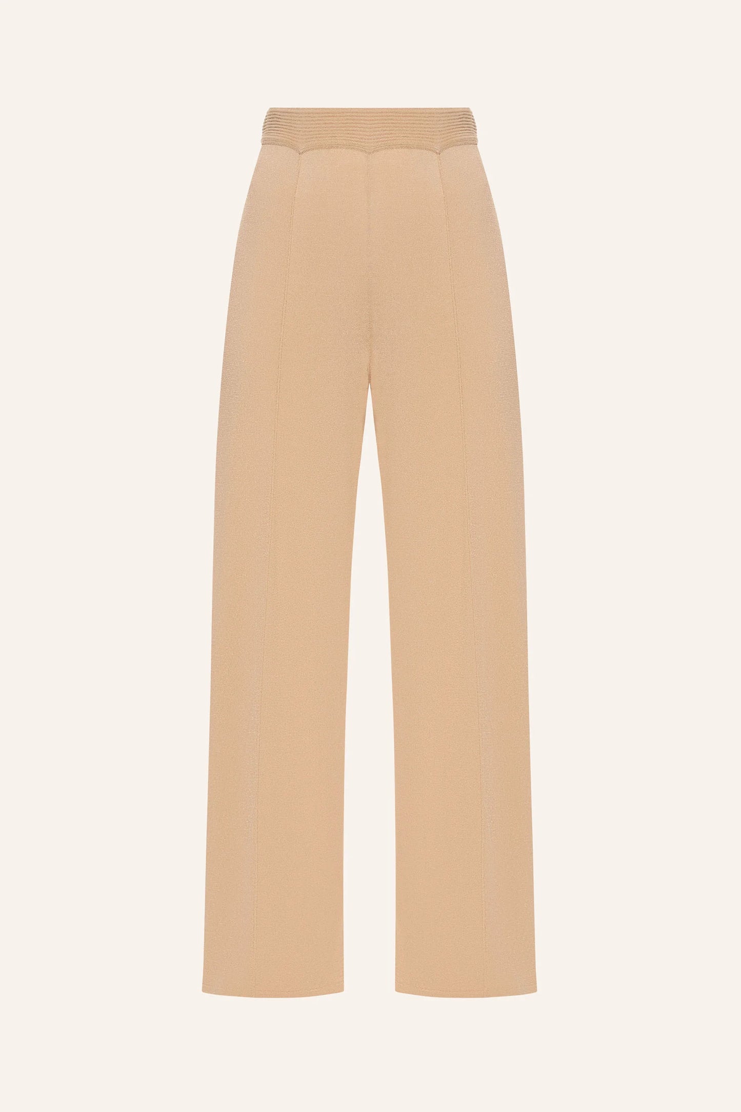 VISCOSE KNITWEAR PANTS KATERINA KVIT