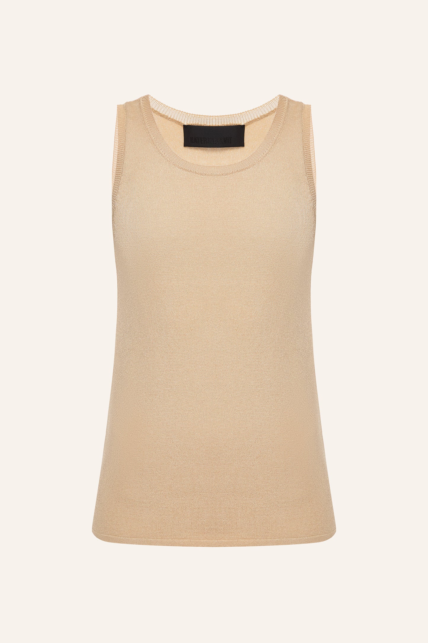 KNITTED TANK TOP KATERINA KVIT