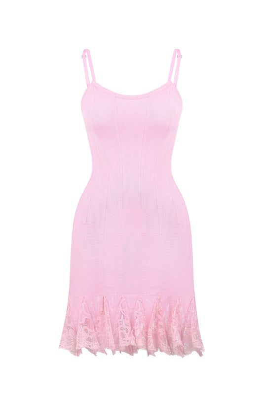 Lace godet corset dress FROLOV