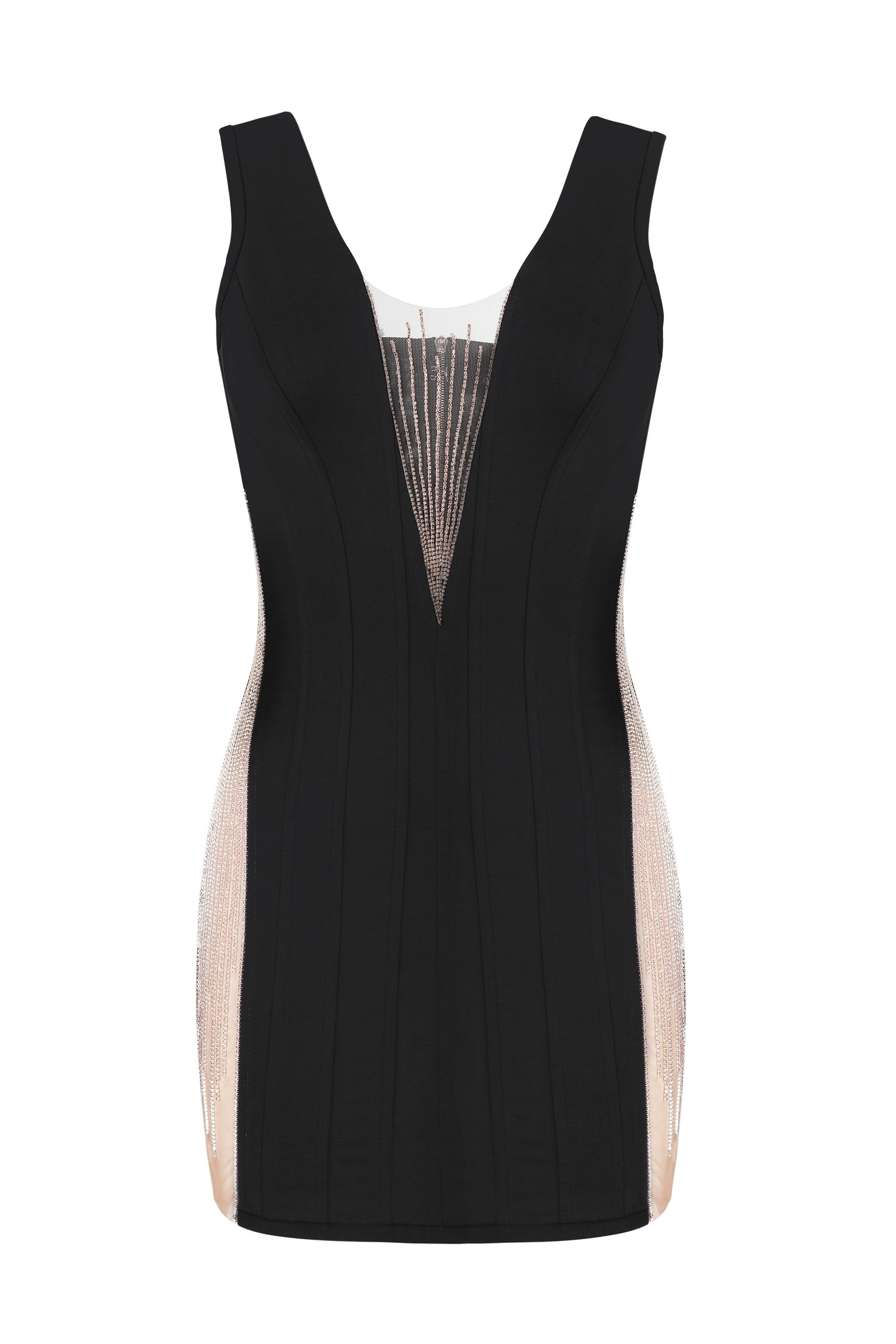 Embellished corset dress with cuts FROLOV