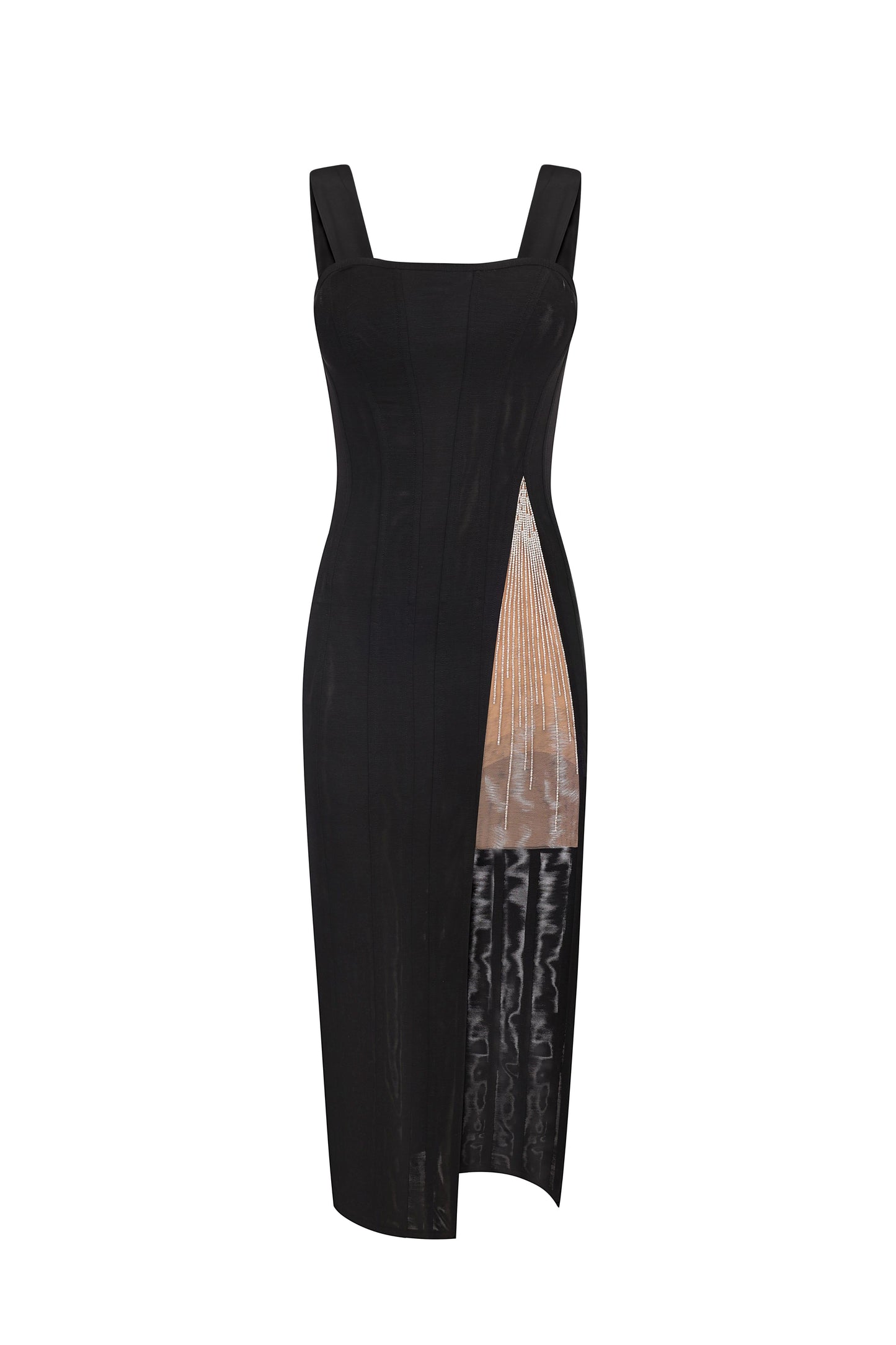 Embellished midi corset dress FROLOV