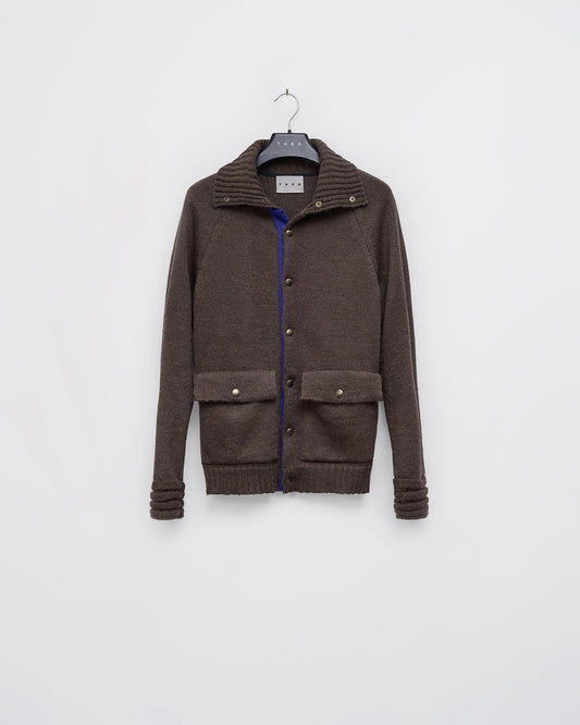 RUSTIC MOHAIR CARDIGAN THEO