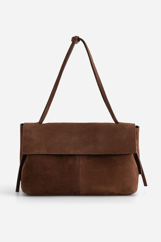 REBECCA GRANDE 35 BROWN NUBUCK BAG KACHOROVSKA