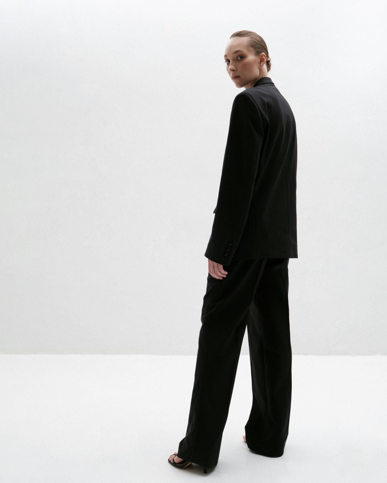 High waisted wide leg trousers NOVITSKA