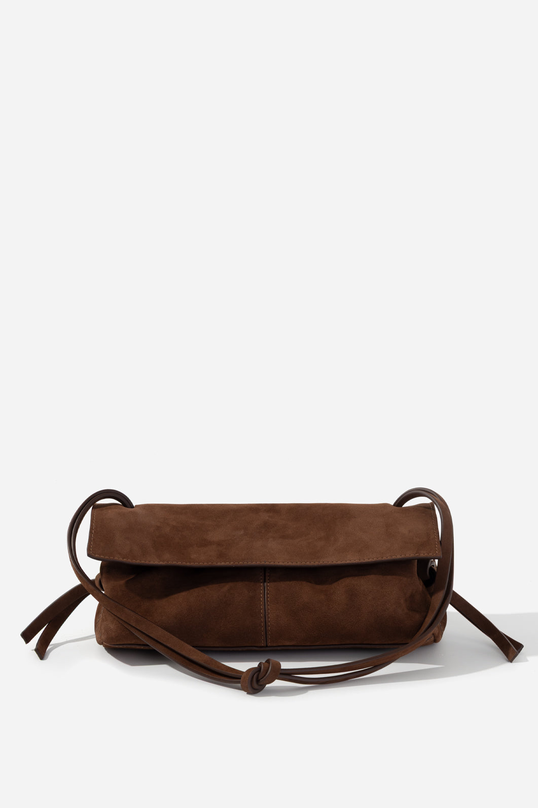REBECCA BAGUETTE 29 BROWN NUBUCK BAG KACHOROVSKA