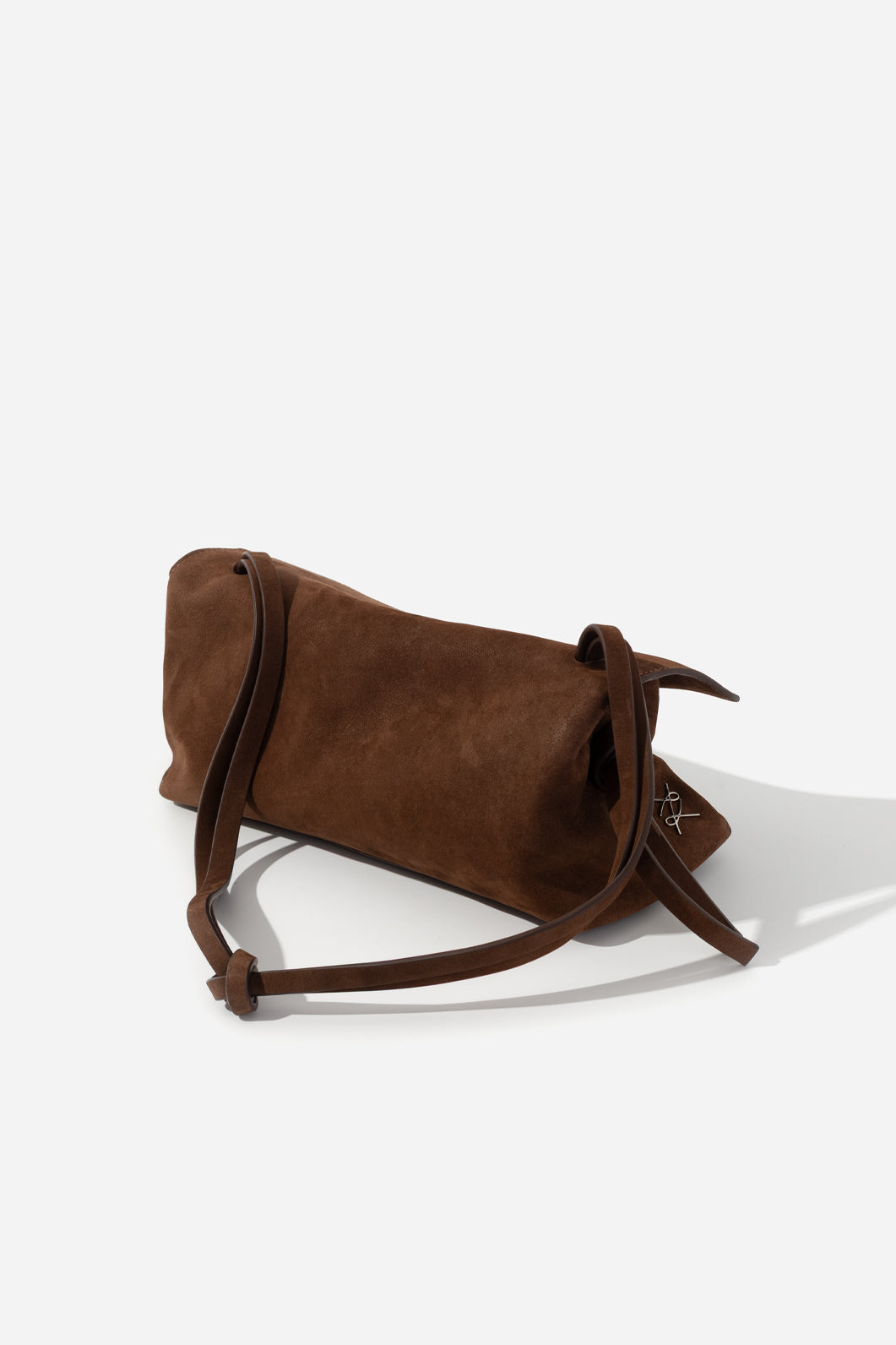 REBECCA BAGUETTE 29 BROWN NUBUCK BAG KACHOROVSKA