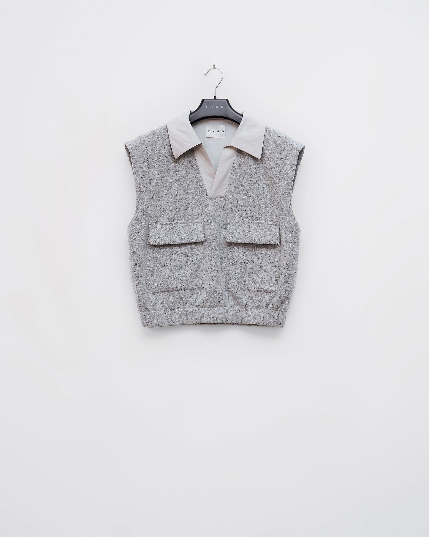 WOOLEN SHELL VEST THEO