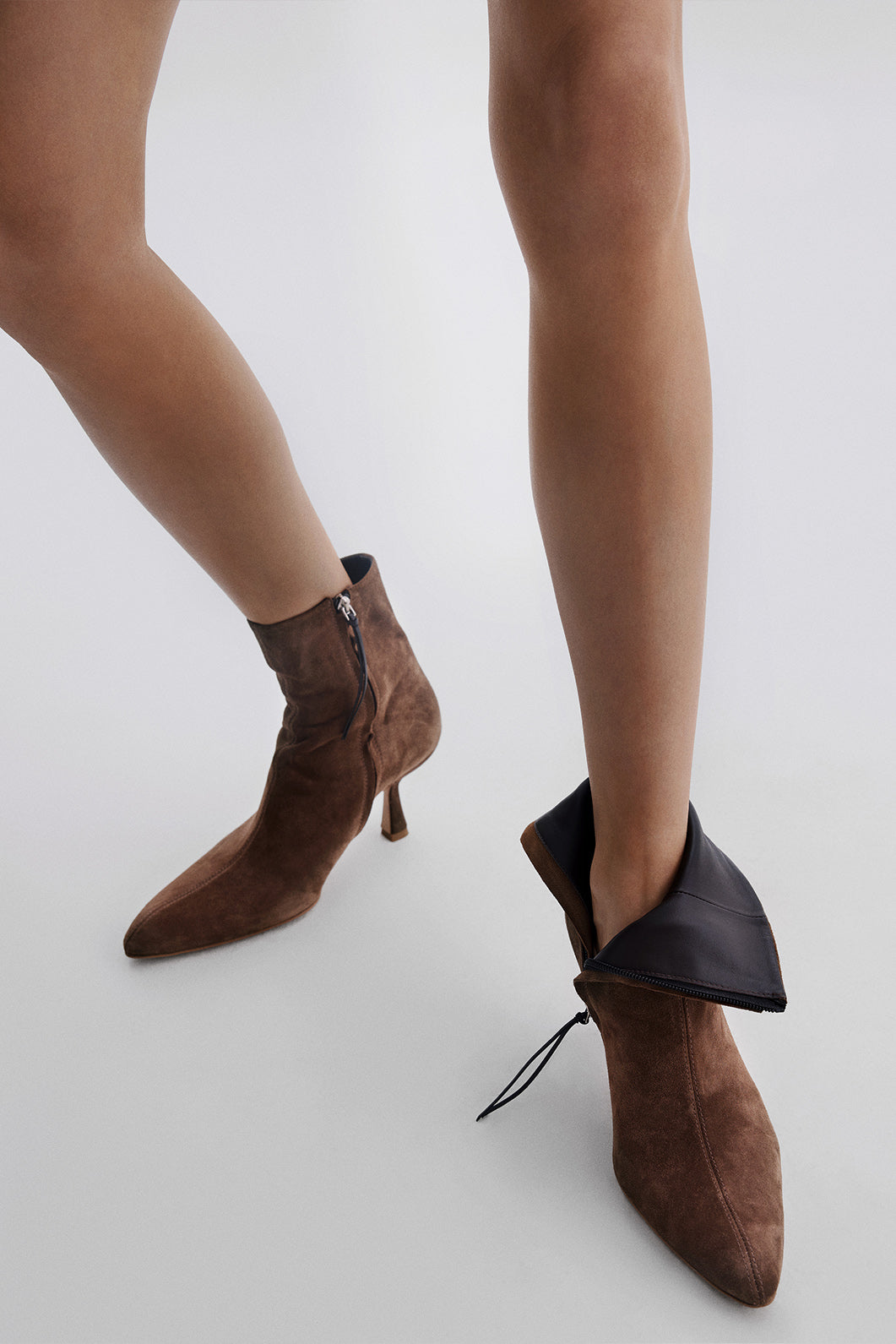 BRUNA suede ankle boots KACHOROVSKA