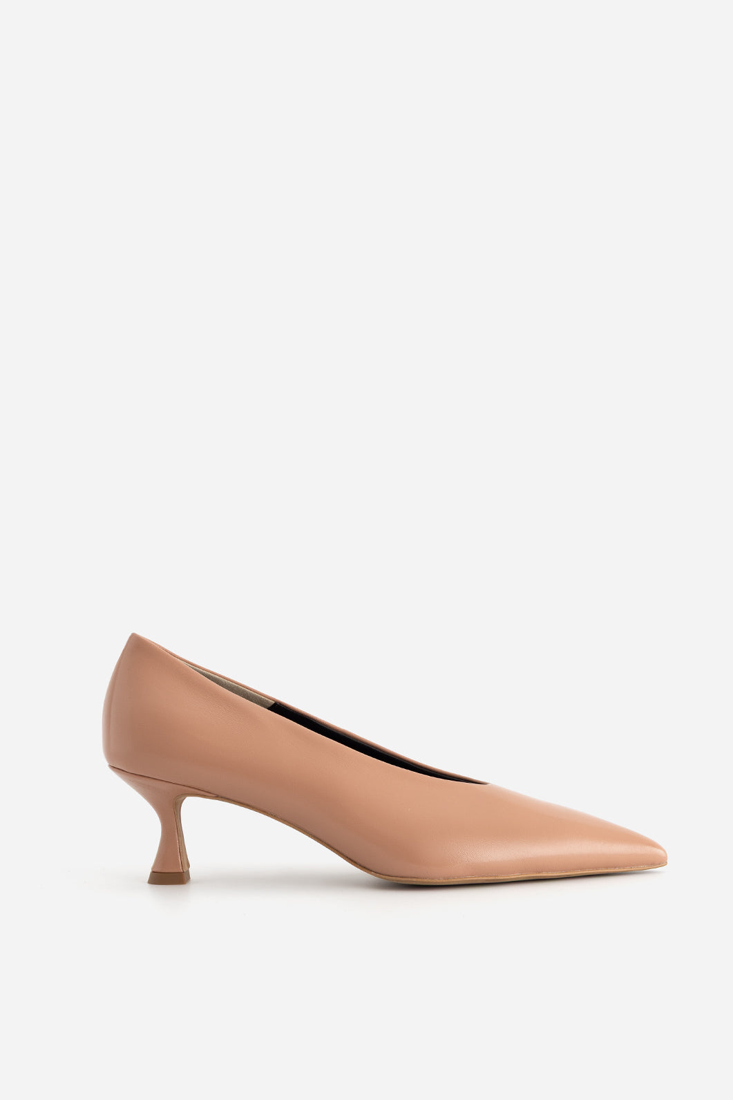 NELLIE BEIGE LEATHER PUMPS KACHOROVSKA