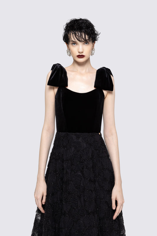 Embellished lace midi dress NISSA