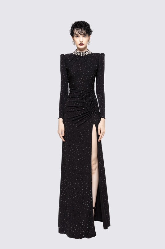 Crystal-embellished maxi dress NISSA