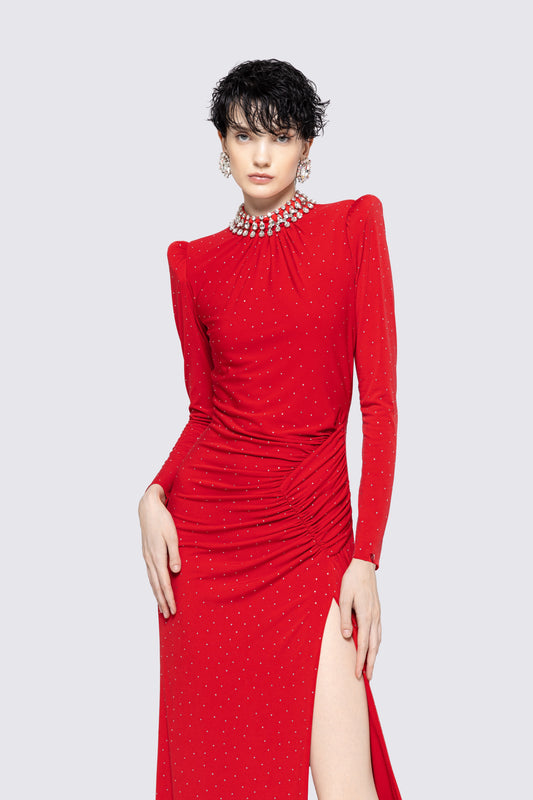 Crystal-embellished maxi dress NISSA