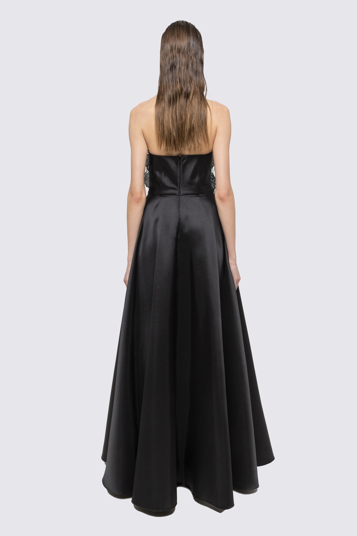 Floral-appliqué maxi dress NISSA