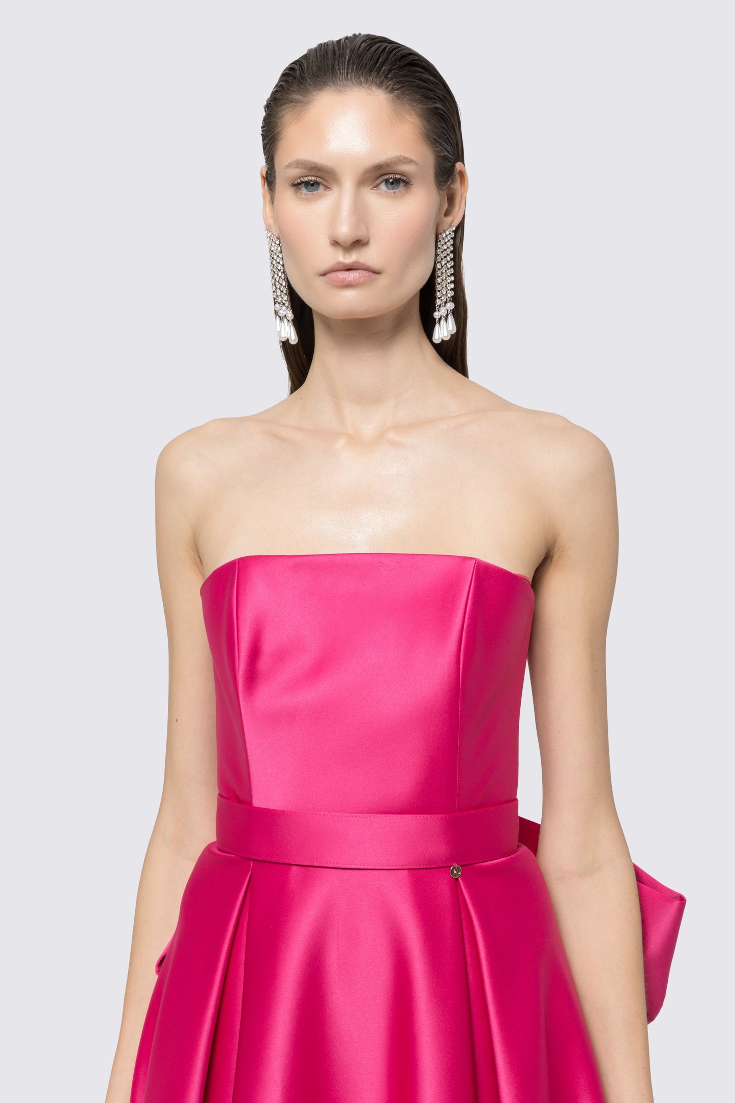 Bow-detail maxi dress NISSA