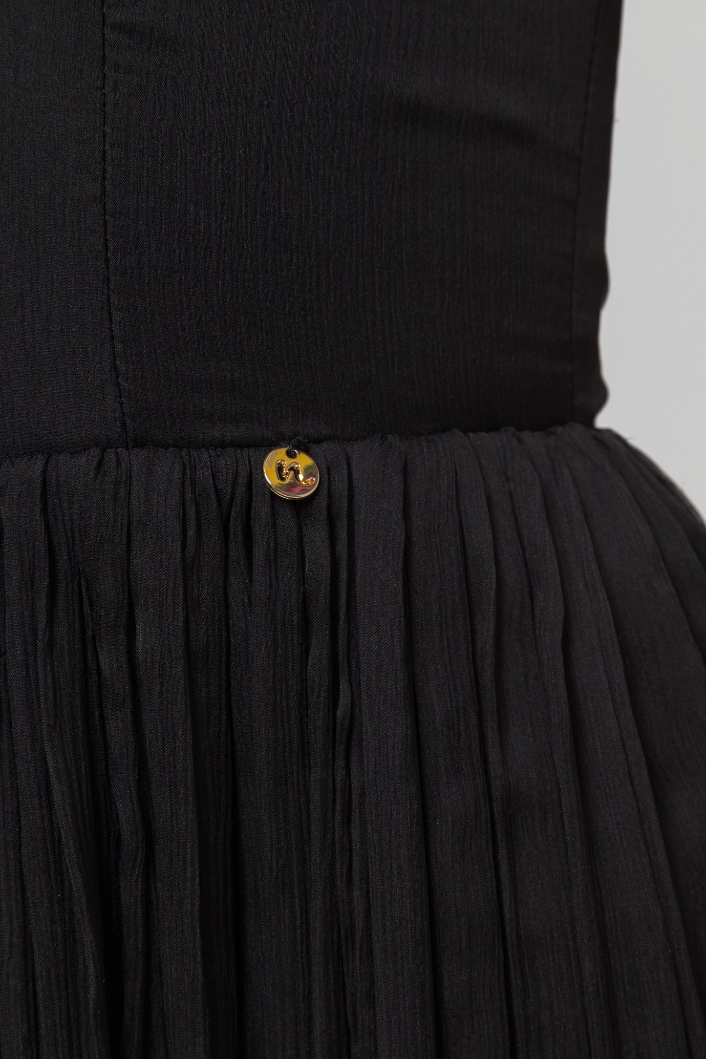 Floral-appliqué silk maxi dress NISSA