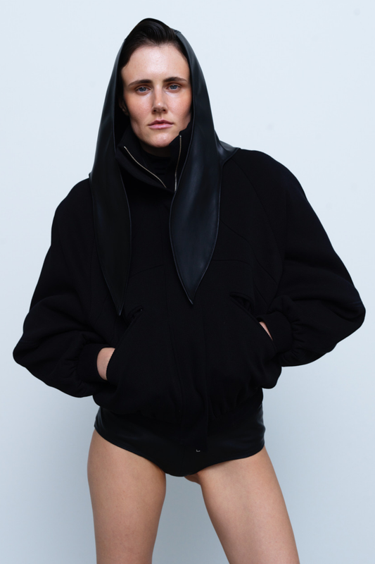 HEADSCARF #01 — Faux Leather Headscarf GUDU