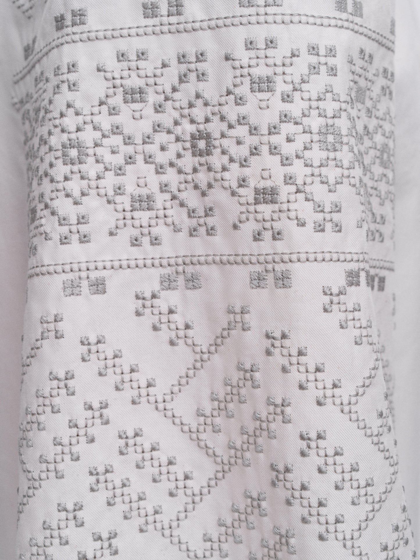 Milk embroidered dress Velina ETNODIM