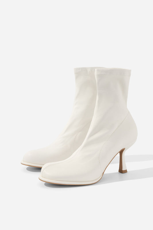 BLANCA milky ankle boots KACHOROVSKA