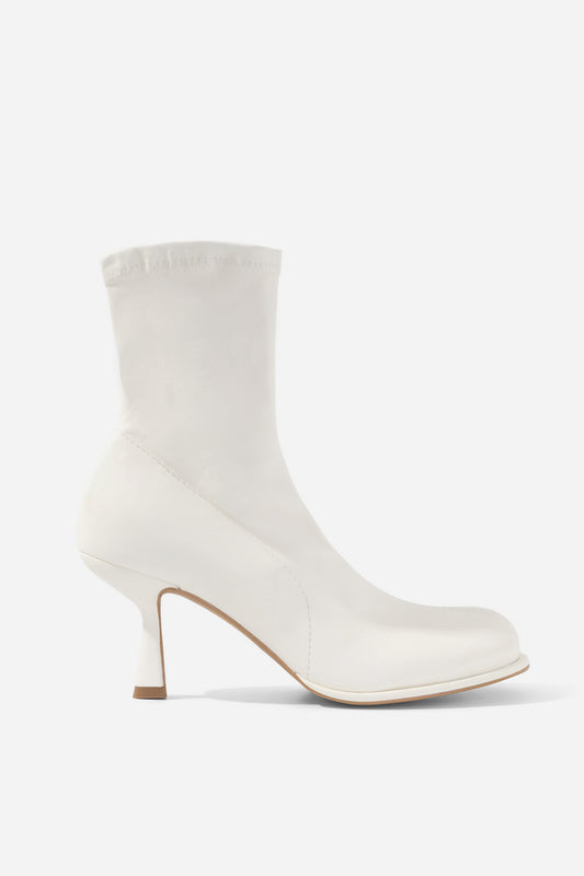 BLANCA milky ankle boots KACHOROVSKA