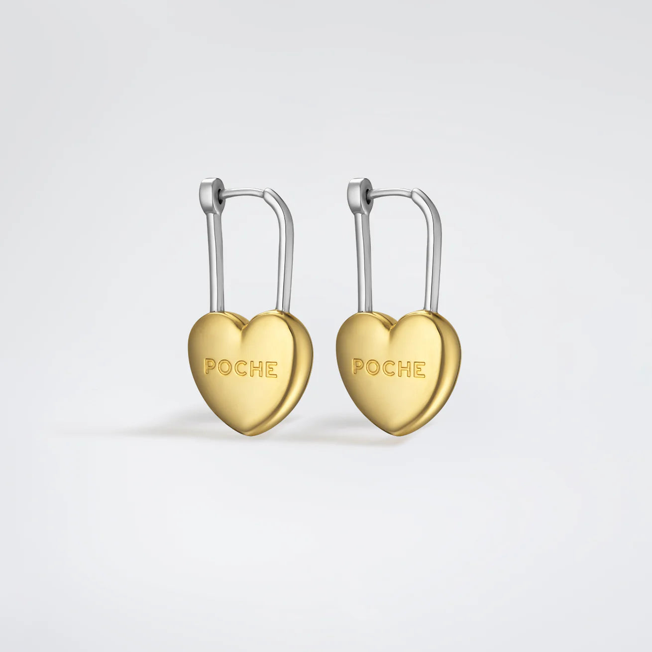 Heart Earrings Gold POCHÉ