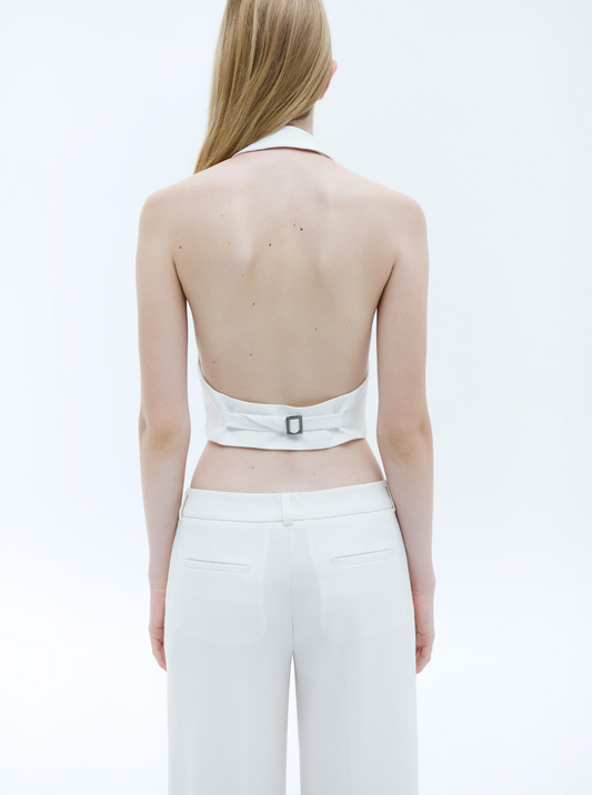Ivory vest and low-waisted trousers (set) NOVITSKA