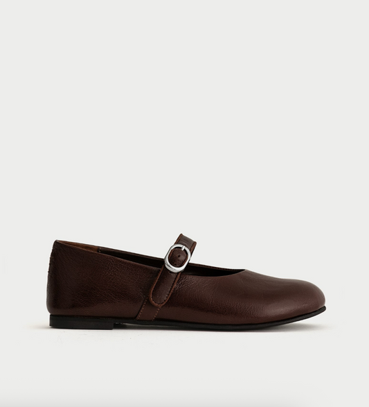 Mini Jane Ballerinas Chocolate HVOYA