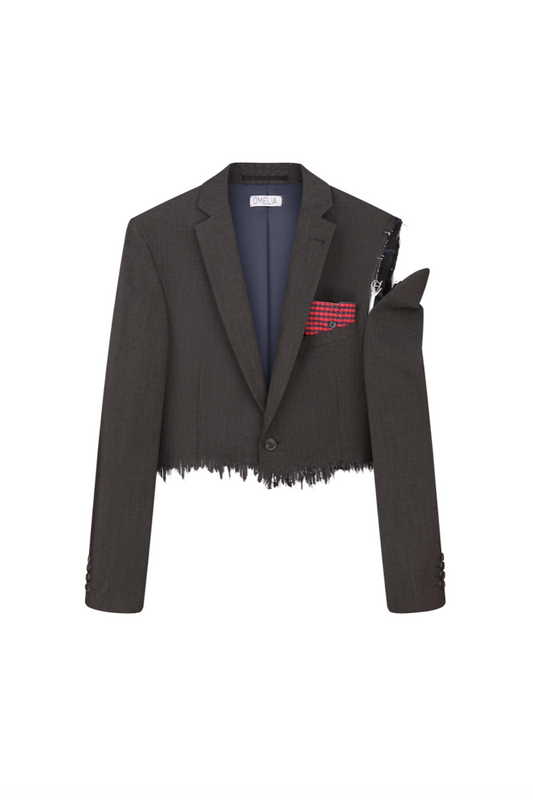 CROPPED JACKET F0325 OMELIA