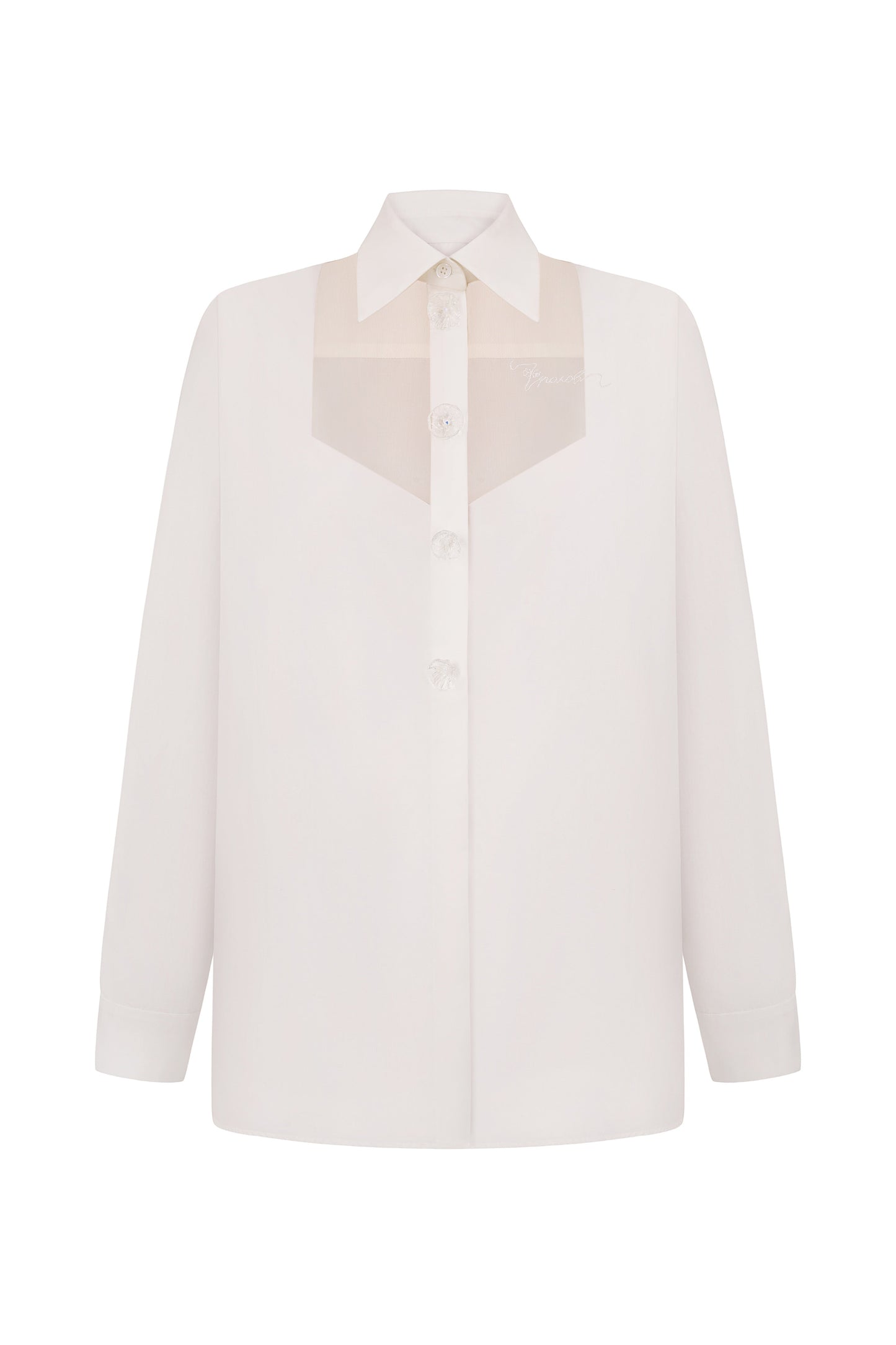 Shirt with transparent front FROLOV