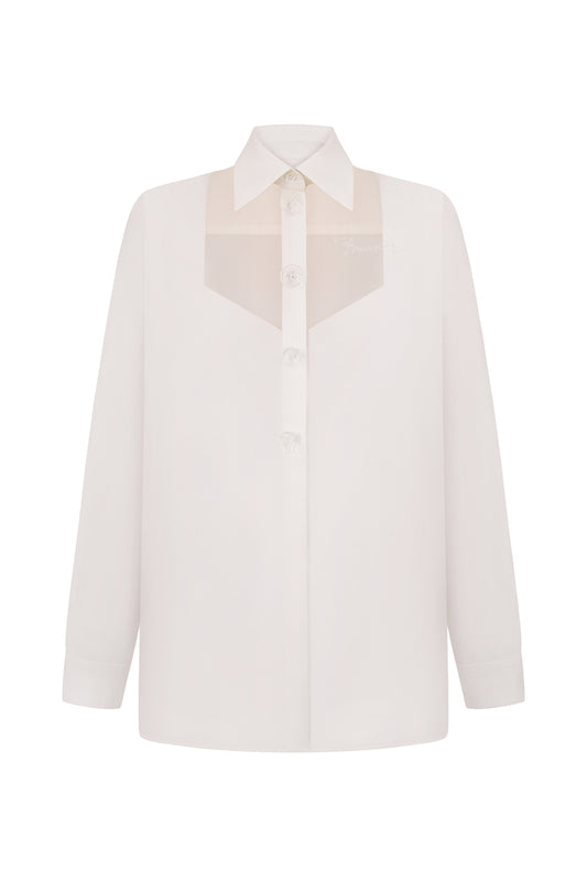 Shirt with transparent front FROLOV