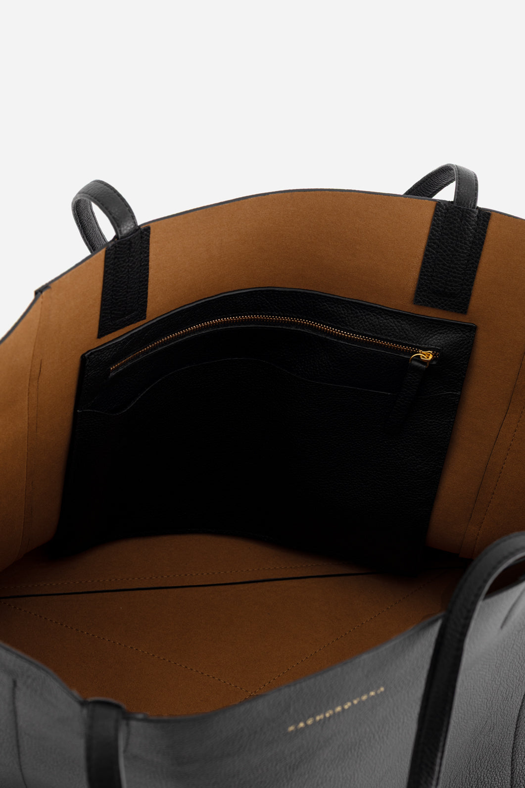 SARAH TEXTURED BLACK SHOPPER KACHOROVSKA