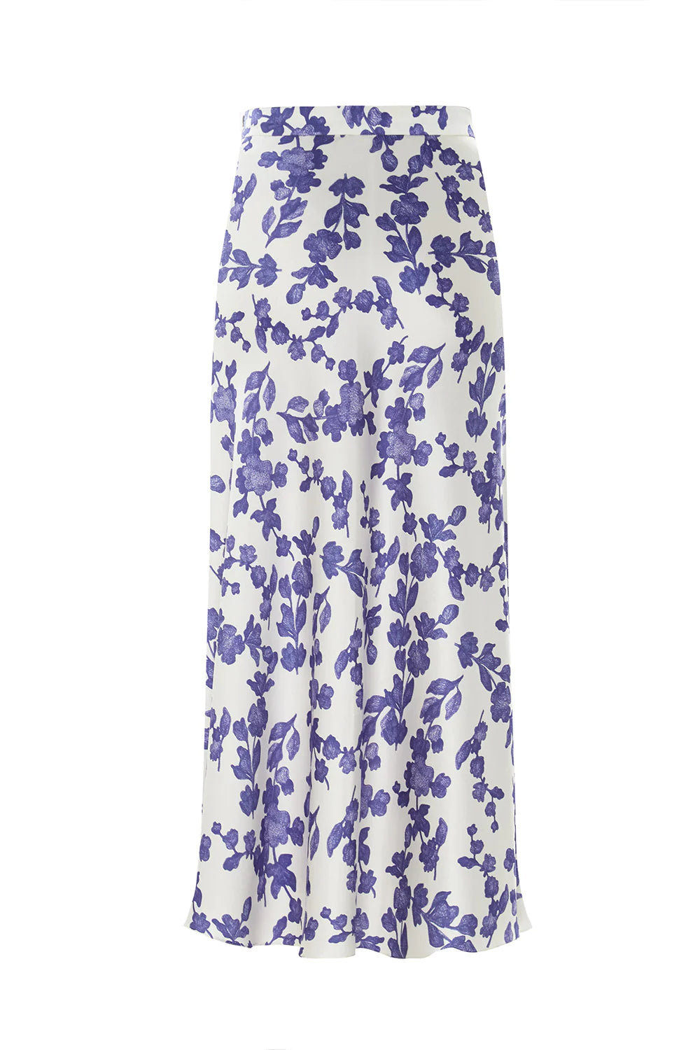 SILK SKIRT WITH FLORAL PRINT ELENA REVA