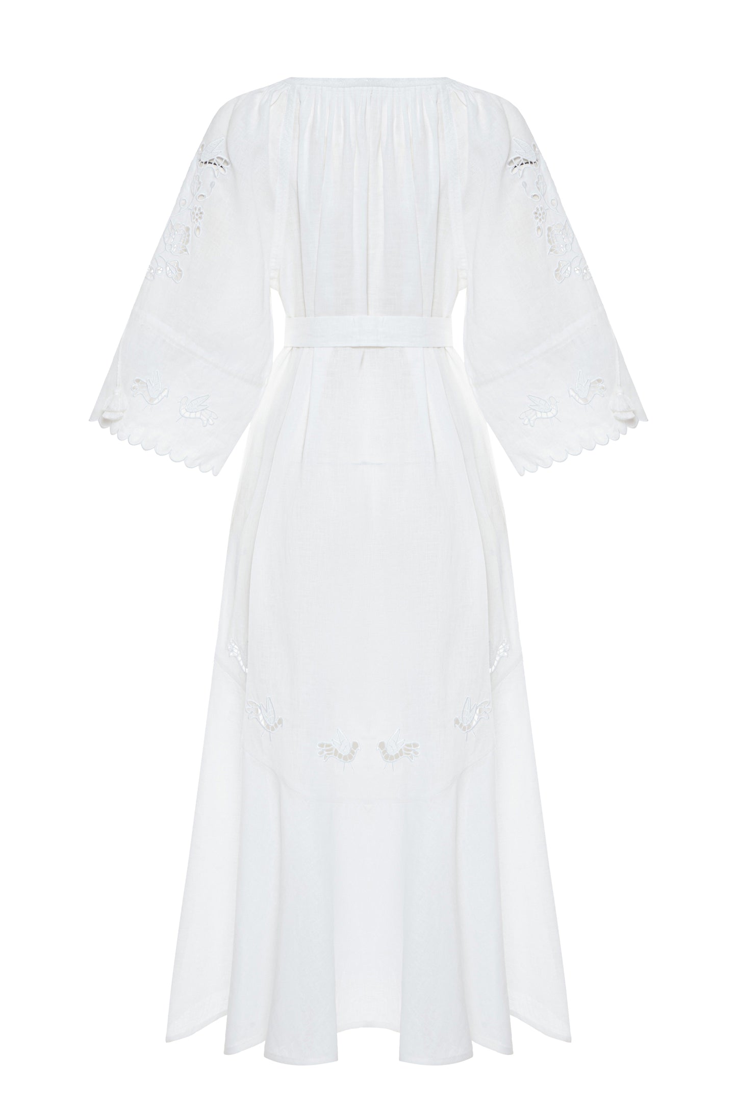 Tree of life white maxi dress FOBERINI