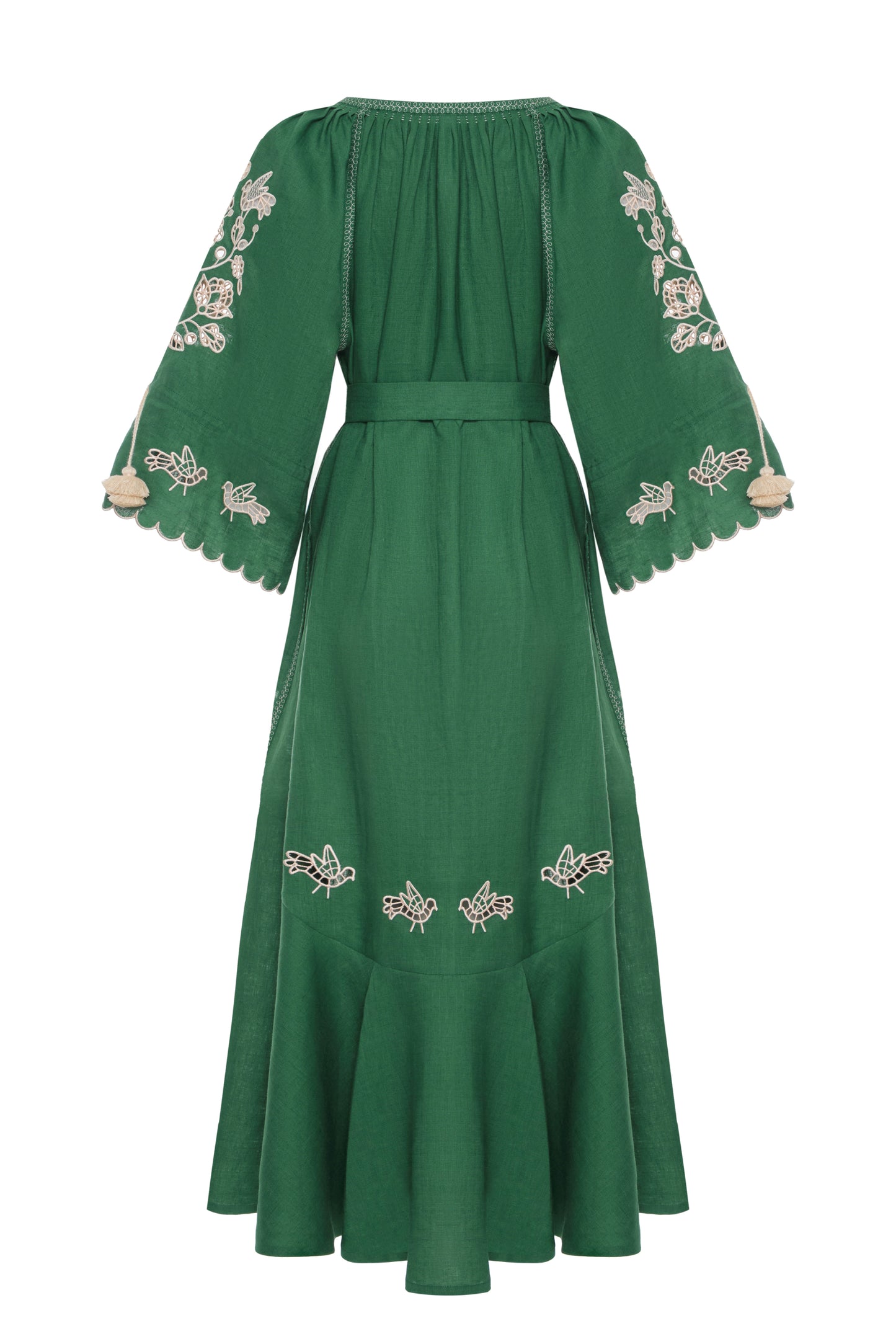 Tree of life green maxi dress FOBERINI