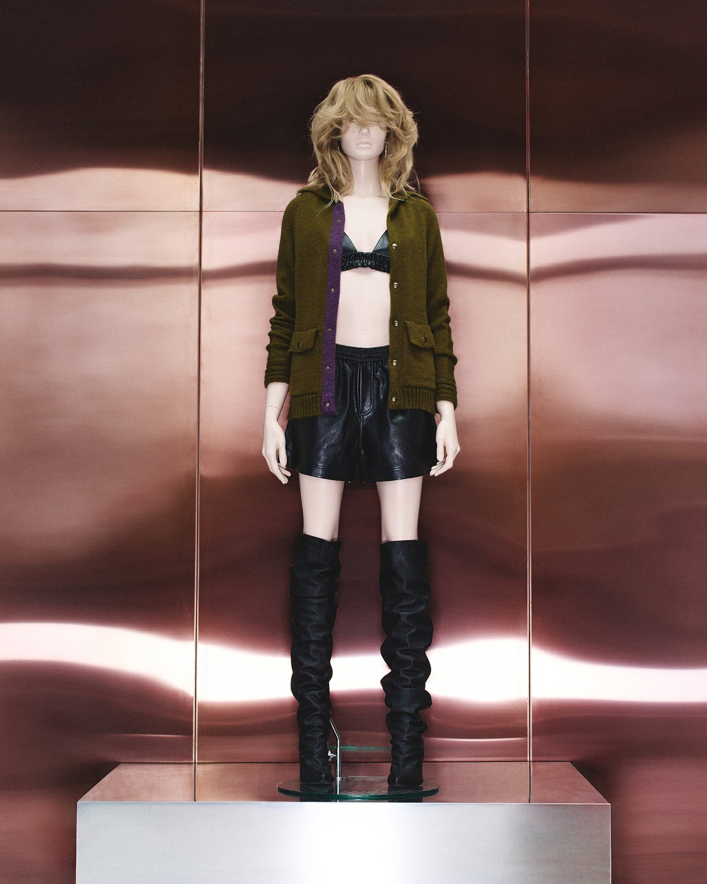 RUSTIC MOHAIR CARDIGAN THEO