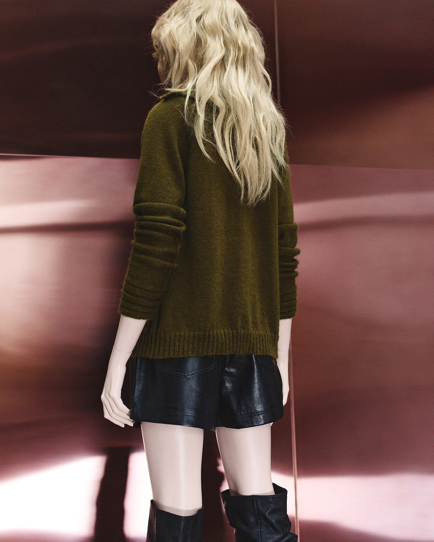 RUSTIC MOHAIR CARDIGAN THEO