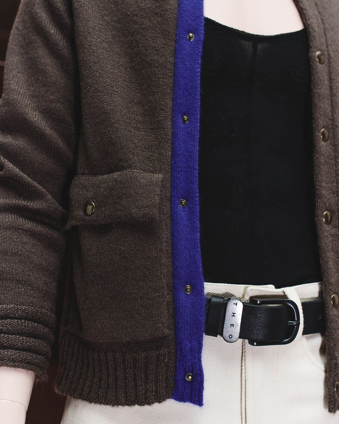 RUSTIC MOHAIR CARDIGAN THEO