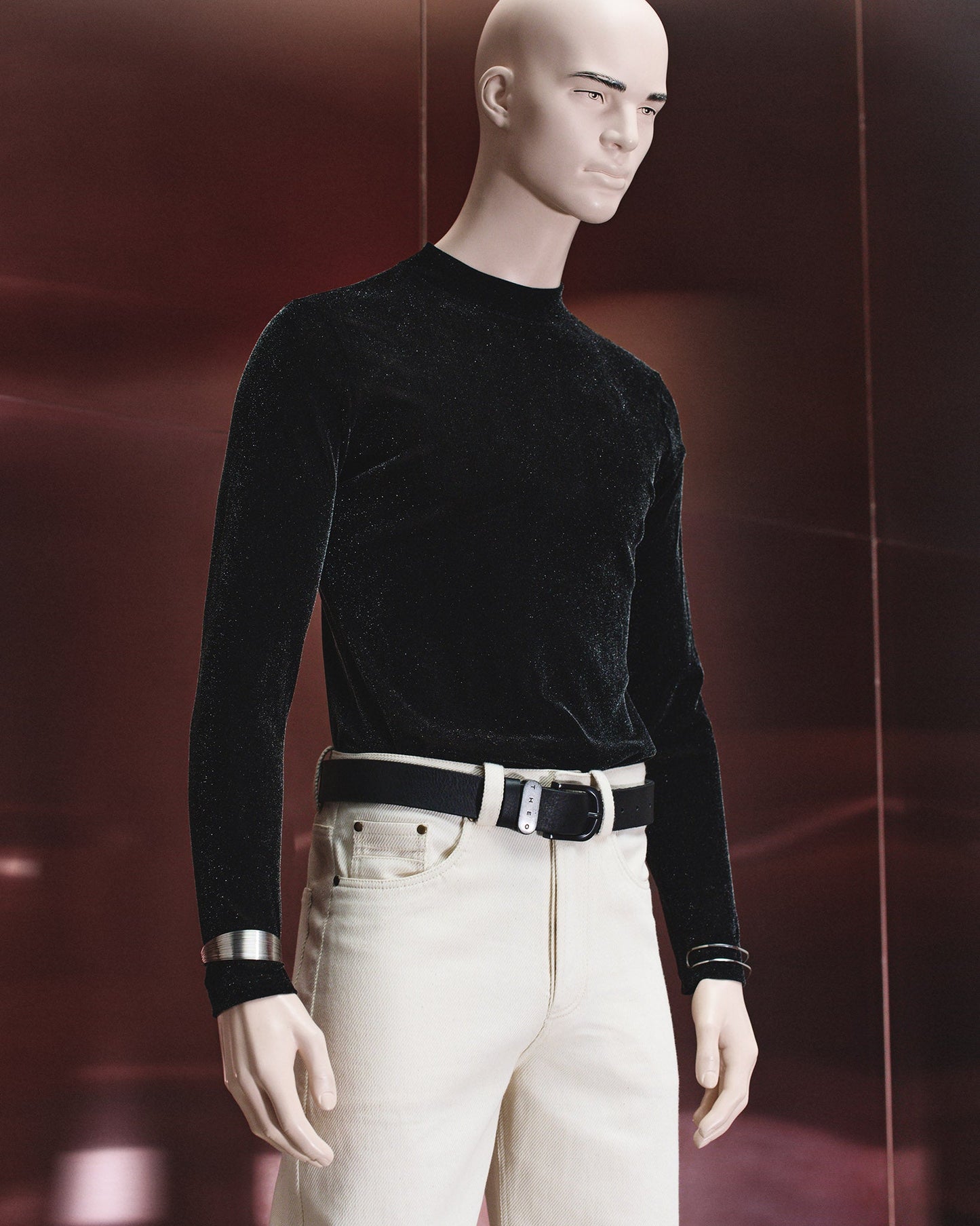 SHEEN VELVET LONGSLEEVE (MEN FIT) THEO