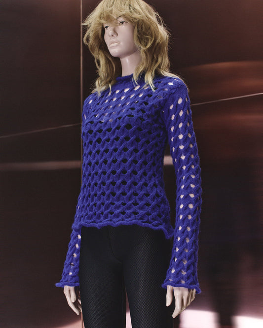 LATTICE SWEATER THEO