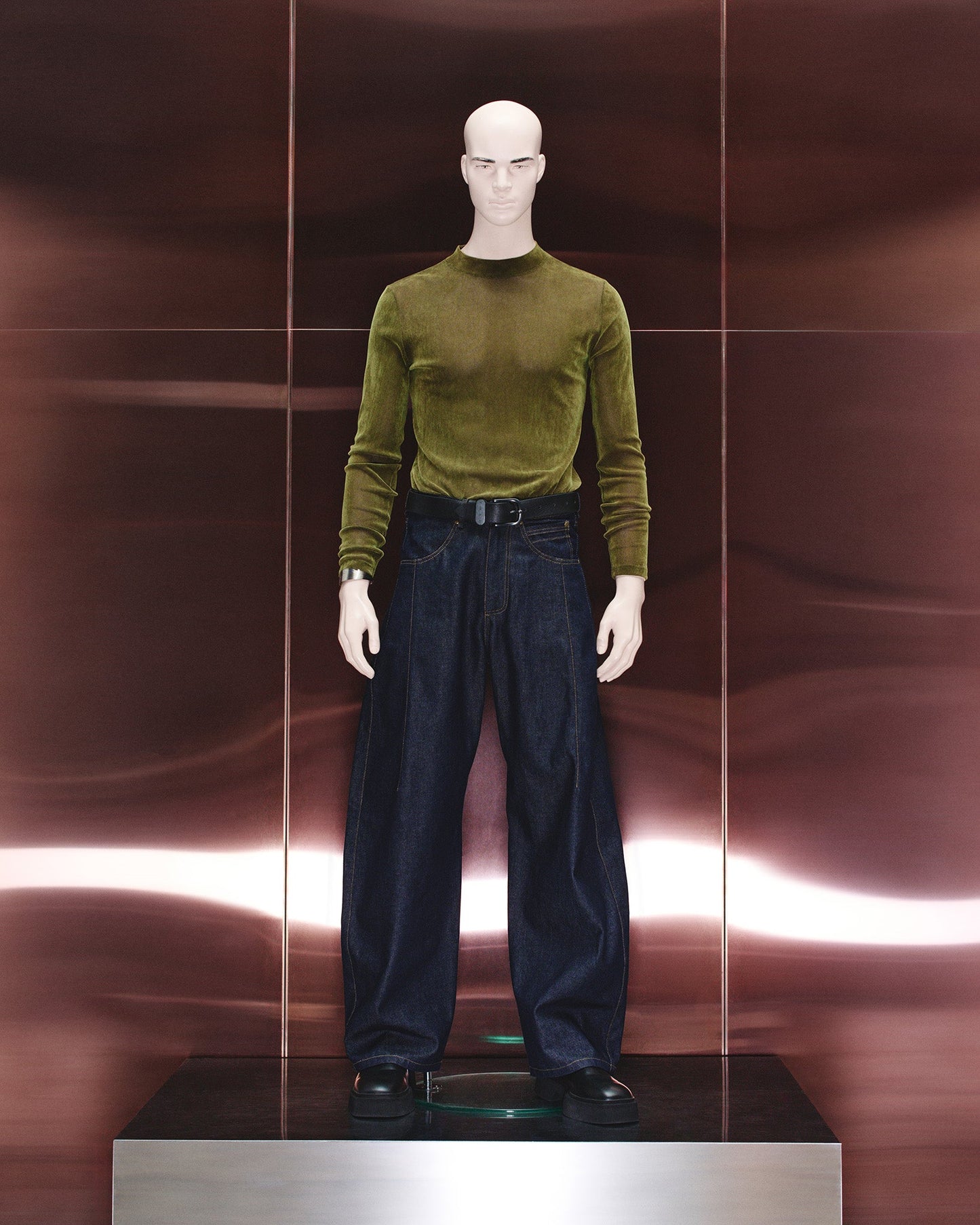 SHEEN VELVET LONGSLEEVE (MEN FIT) THEO