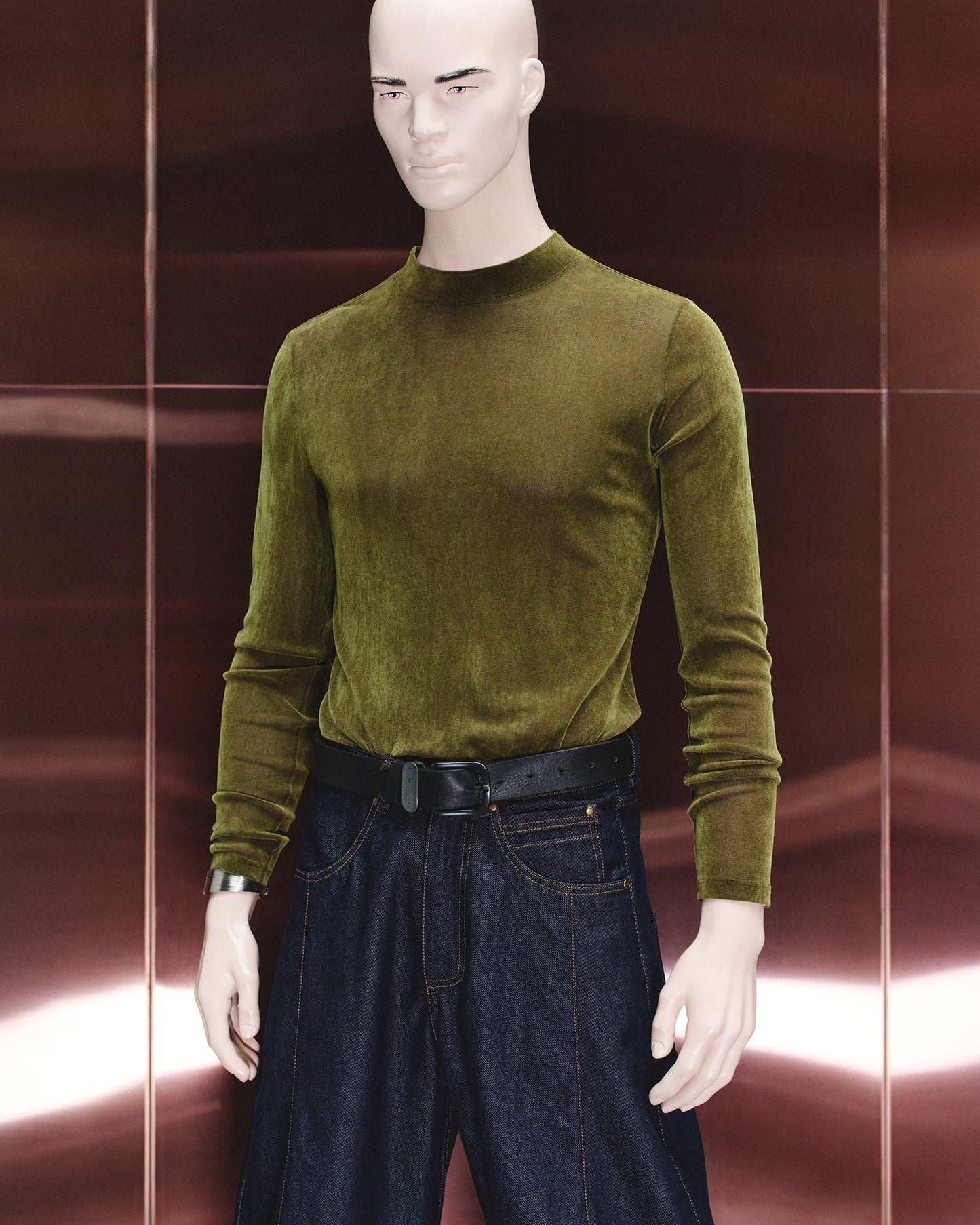 SHEEN VELVET LONGSLEEVE (MEN FIT) THEO