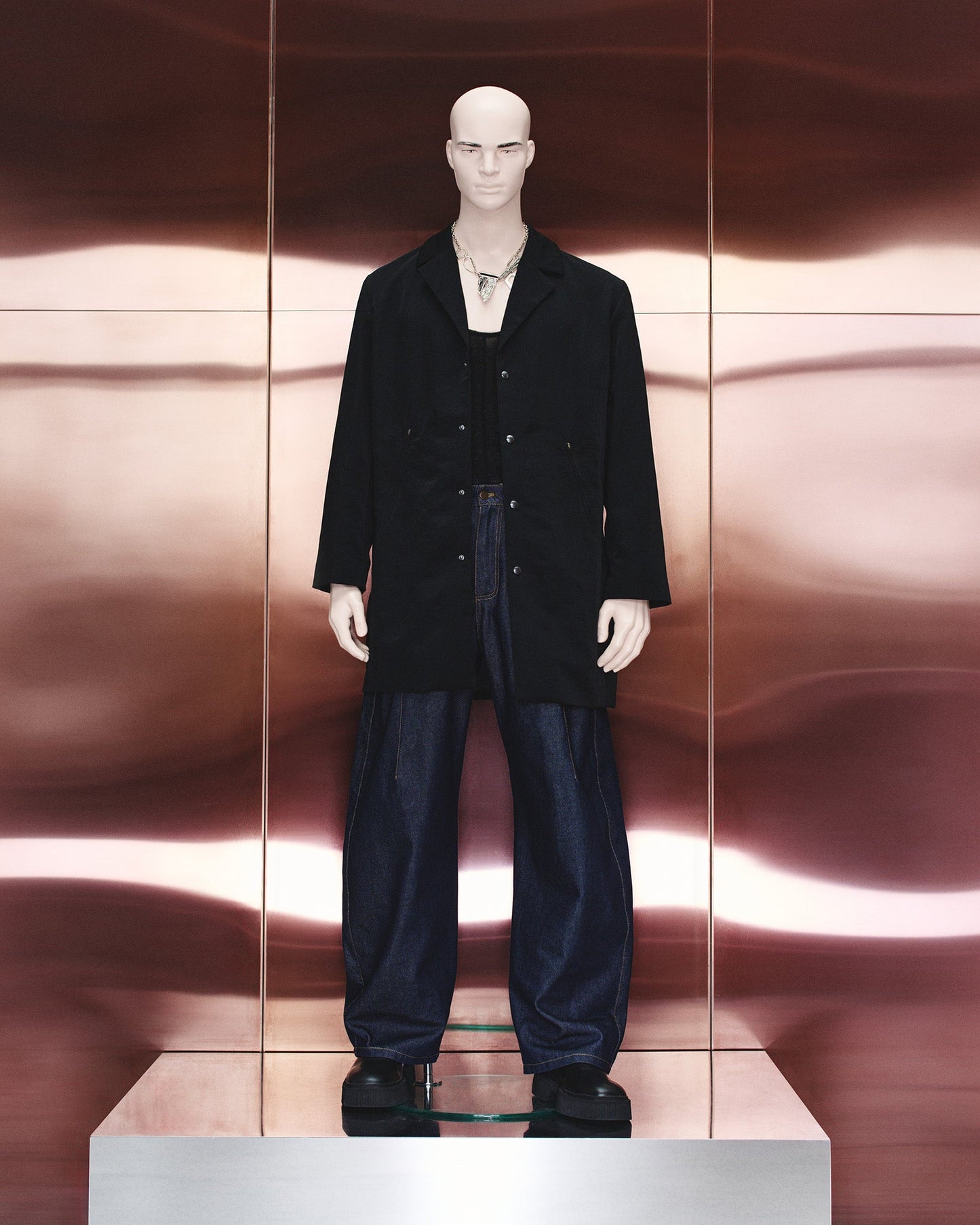 SYNTHESIS CROMBIE COAT THEO